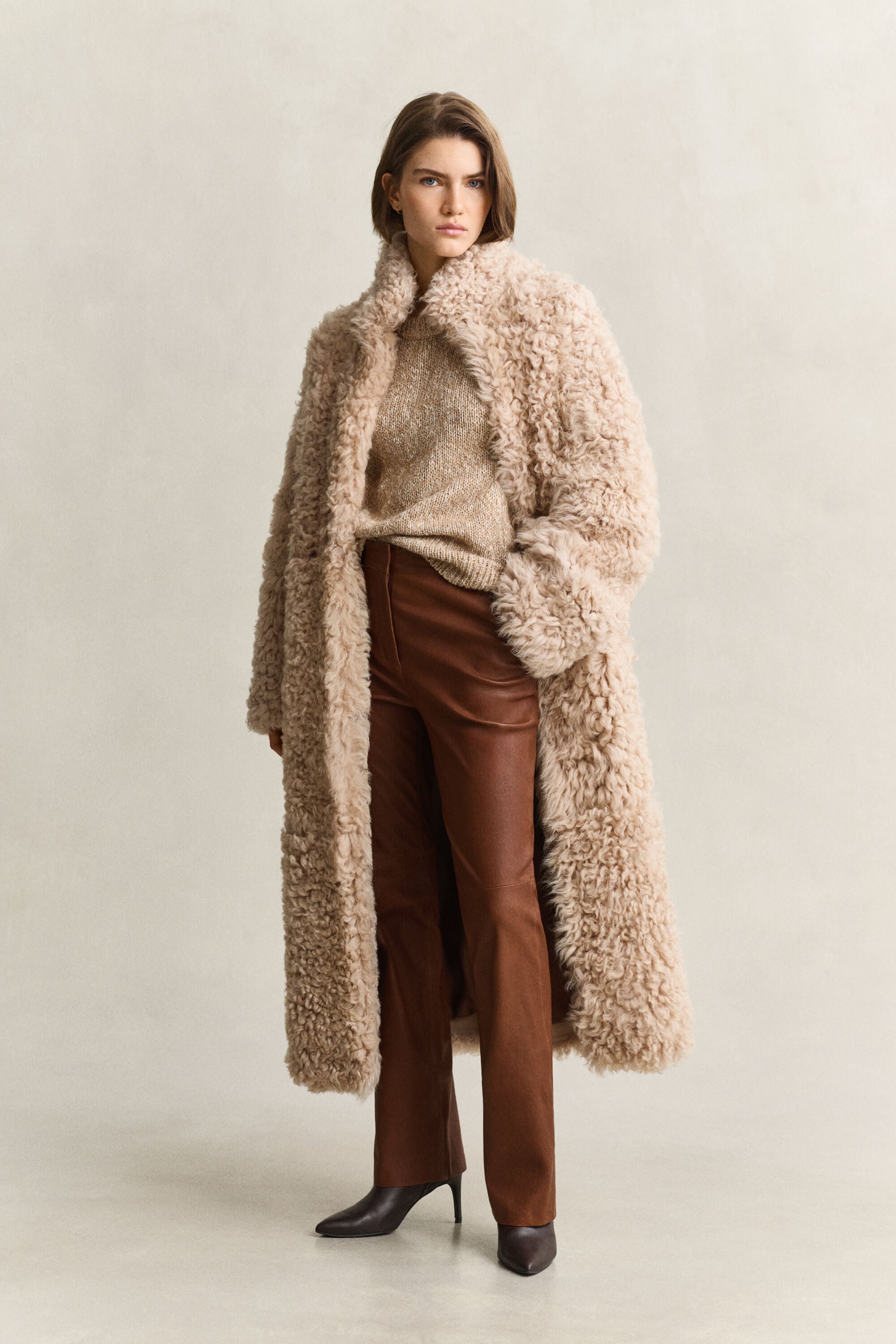 Shearling jas