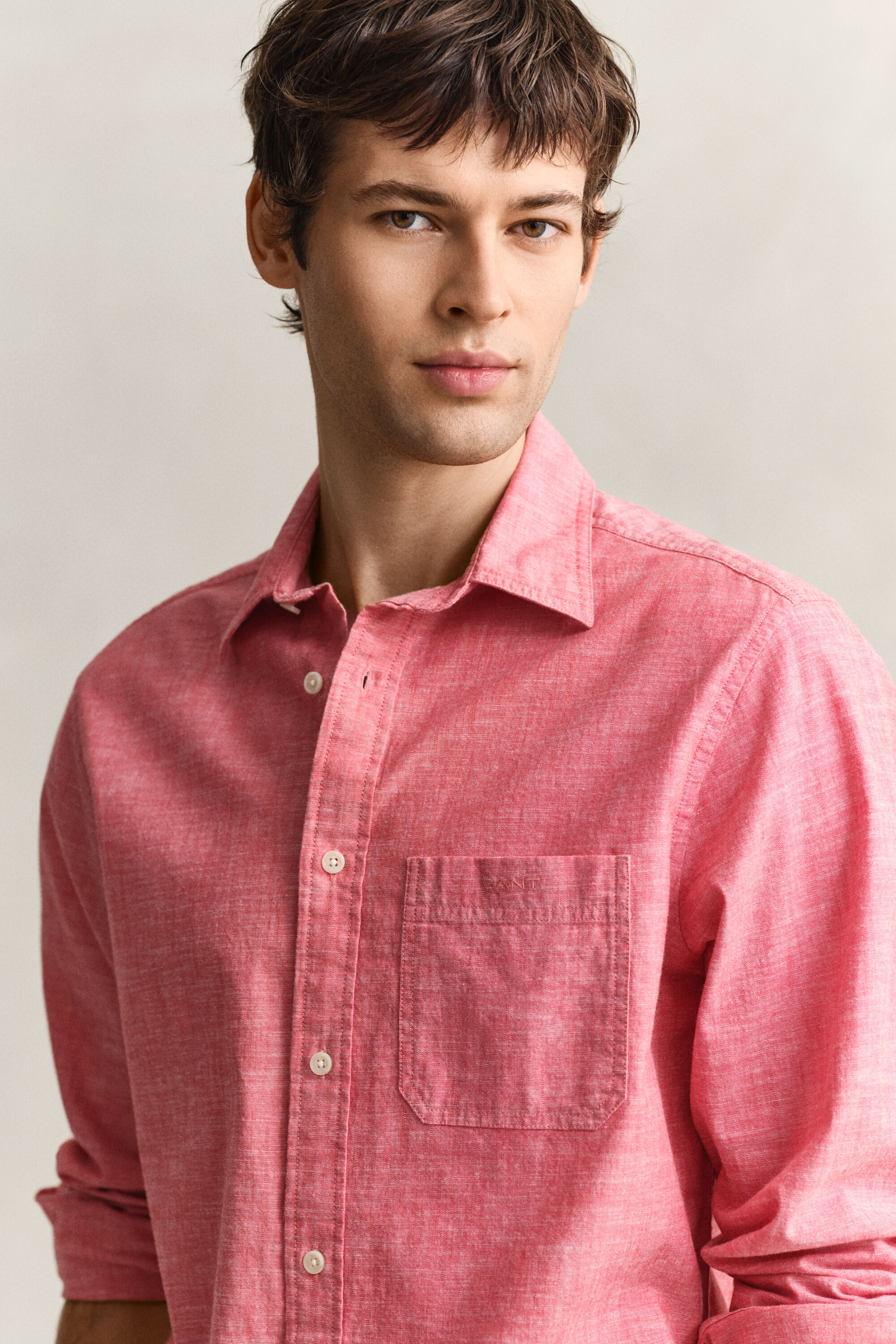 Overhemd van chambray