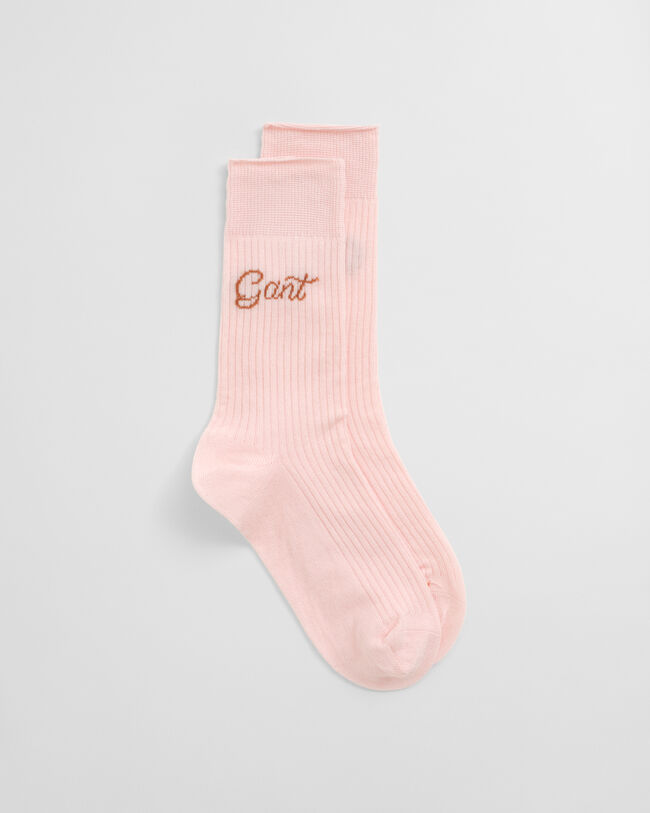 Chaussettes côtelées GANT Script