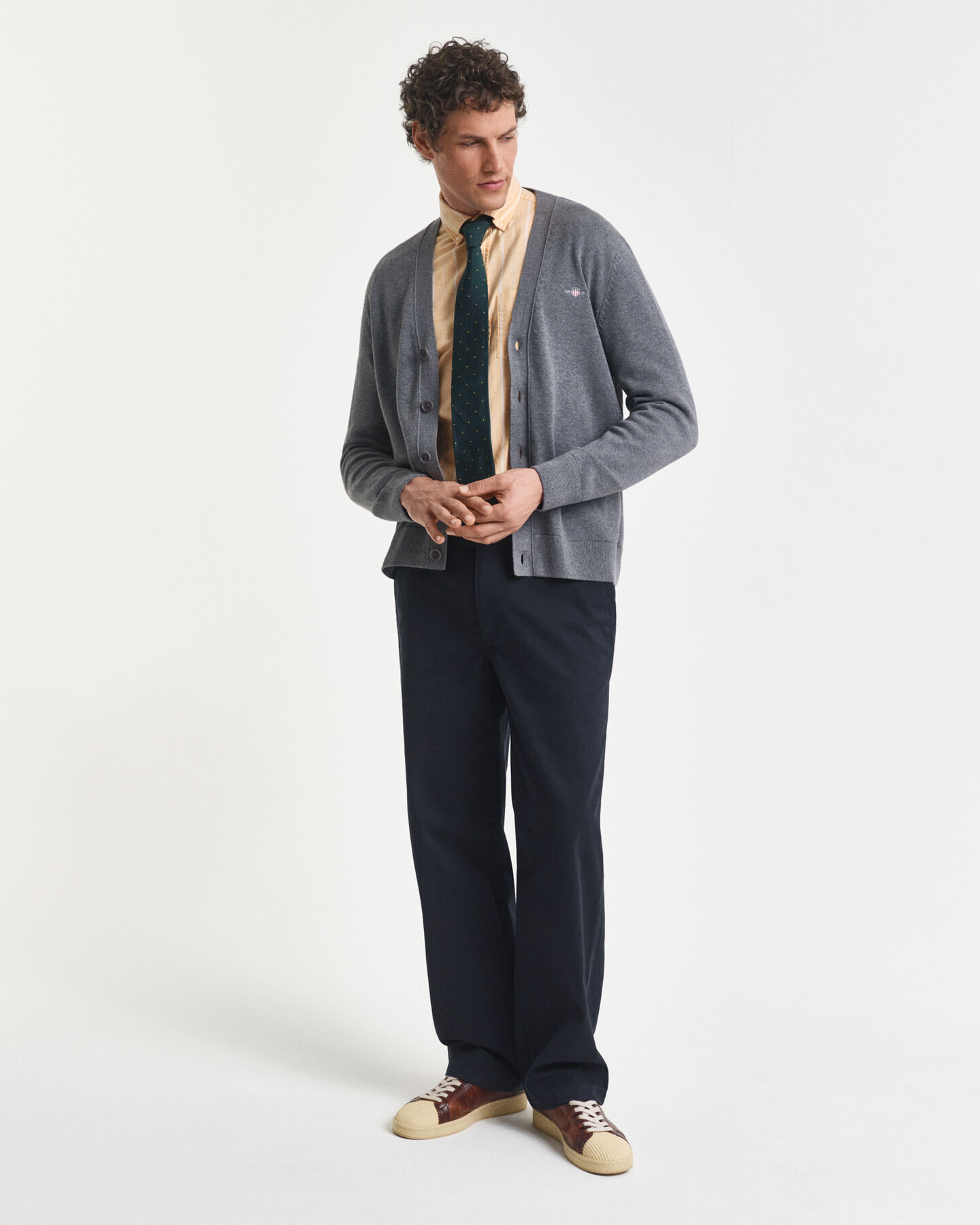 Cardigan décontracté en coton