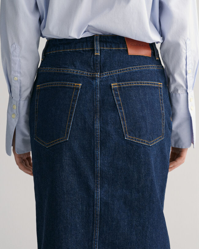 Jupe crayon en denim