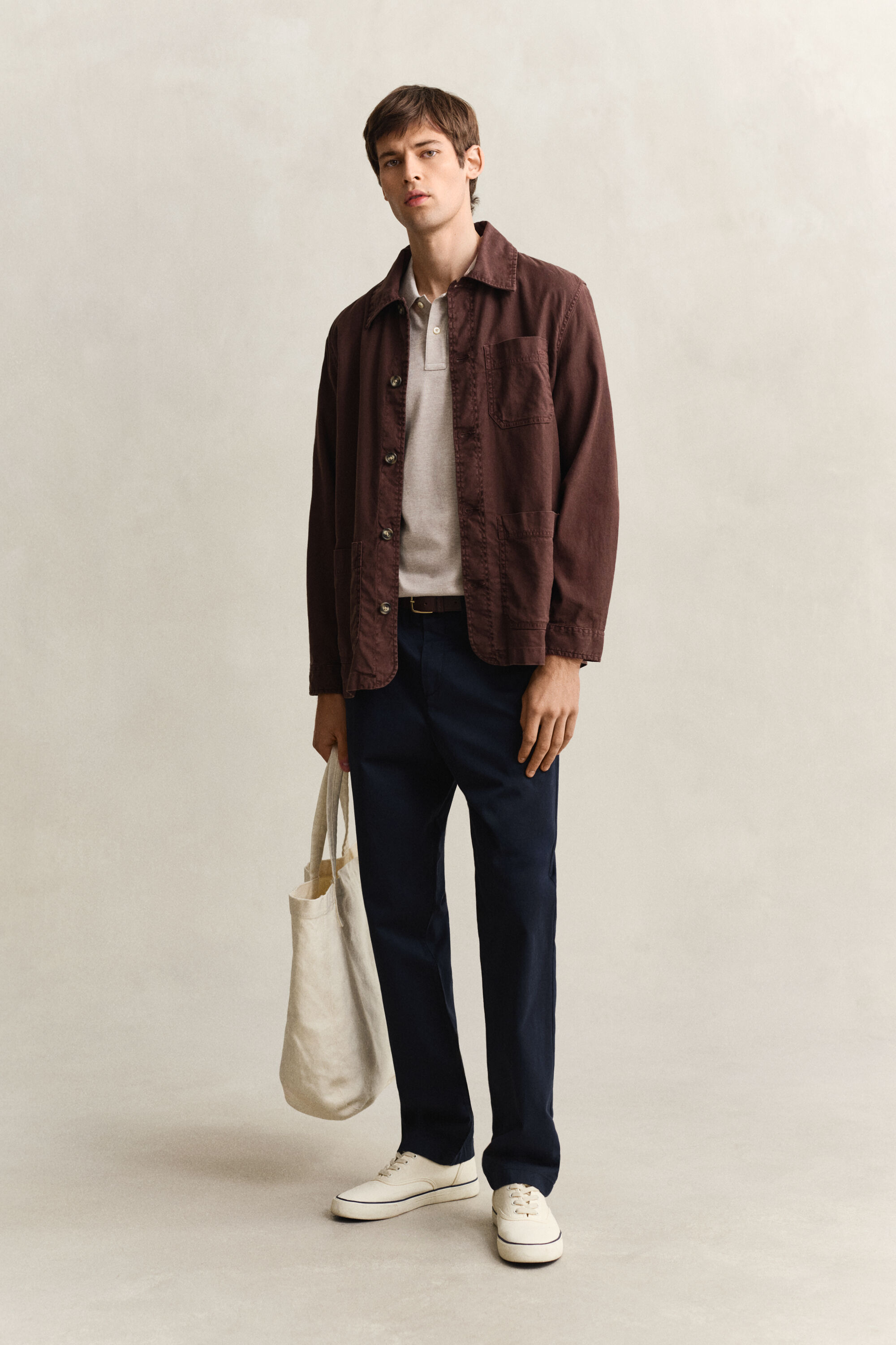 Pantalon chino classique coupe regular