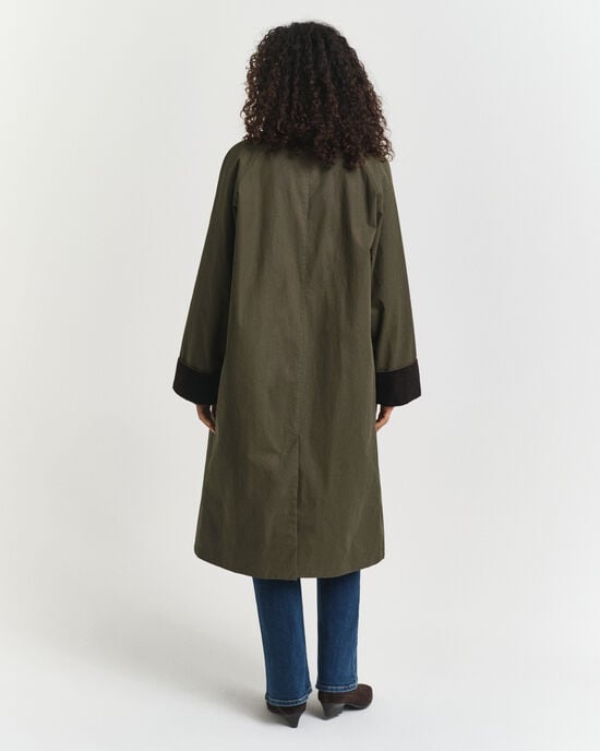 Caban en coton ciré