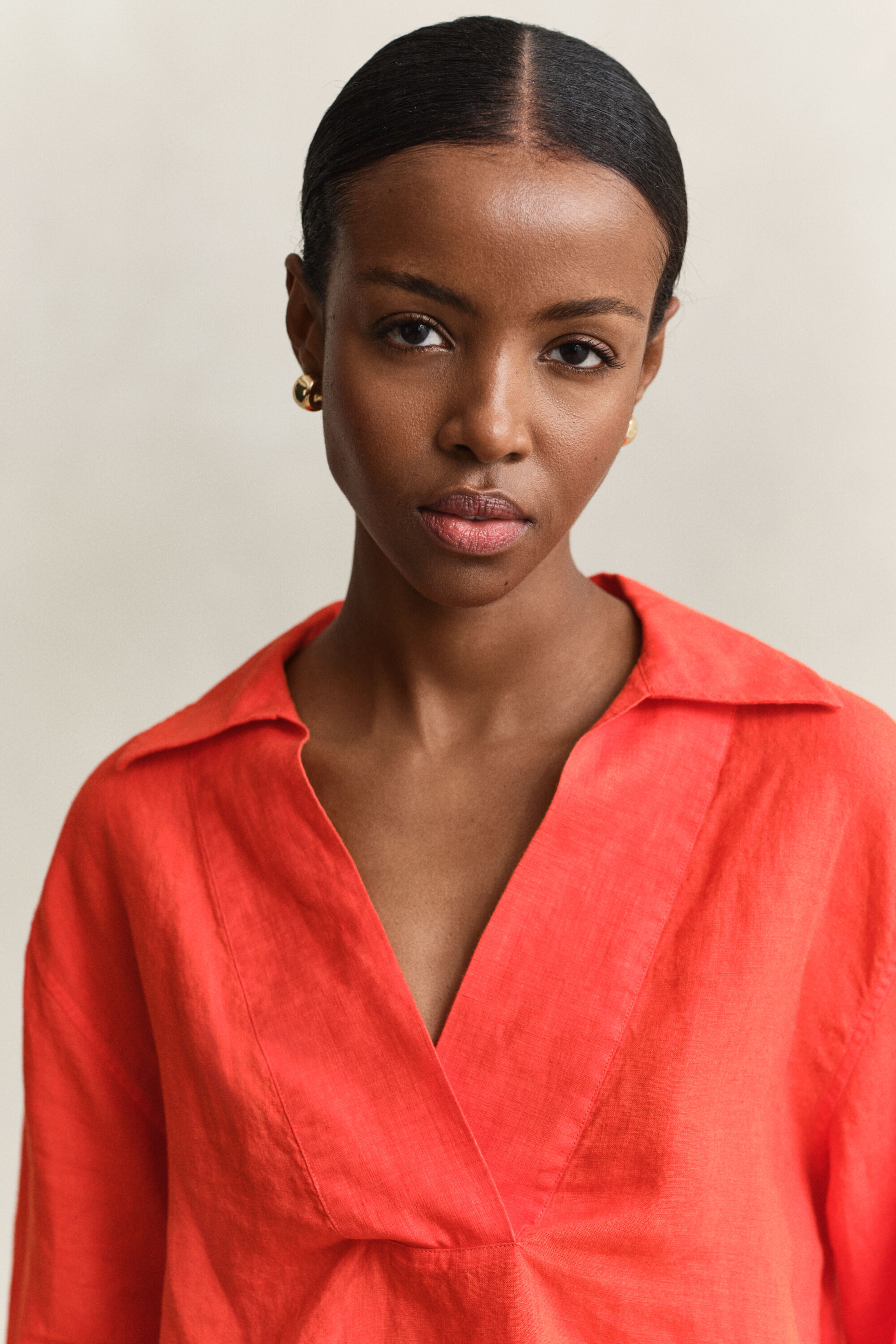 Linnen popover overhemd