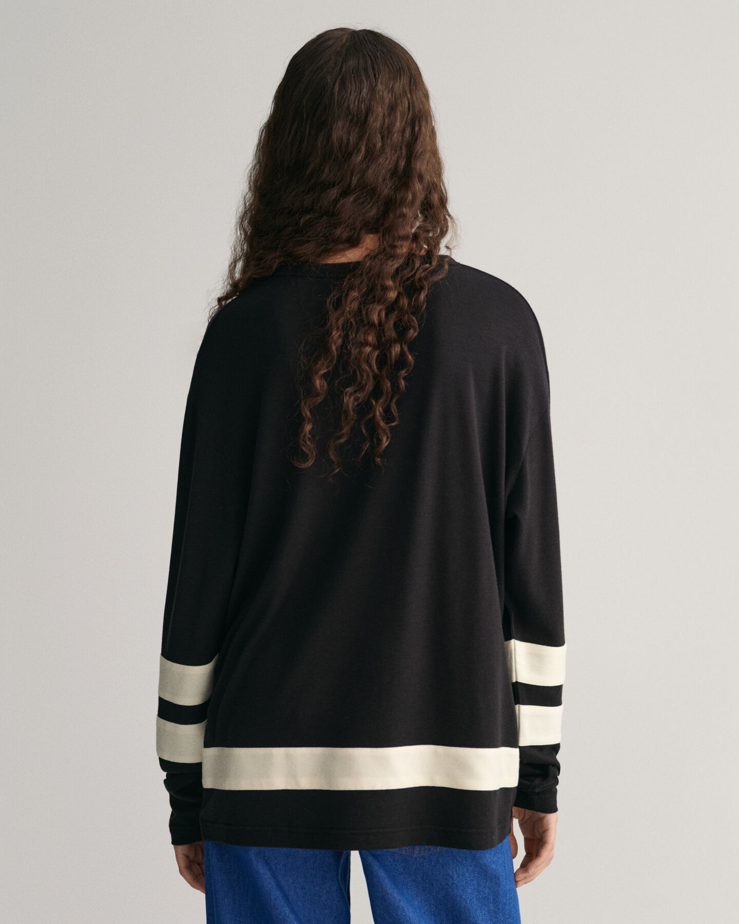 Script Graphic T-shirt met lange mouwen