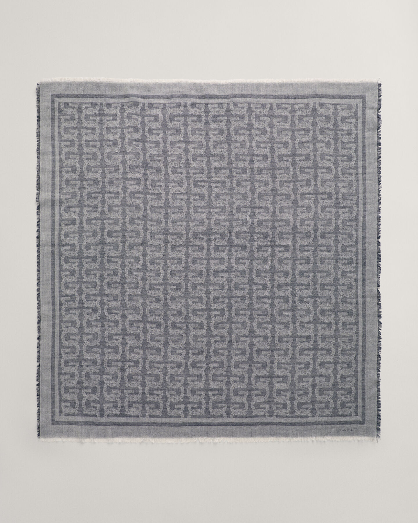 G Patterned lichtgewicht wollen sjaal