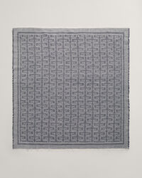 G Patterned lichtgewicht wollen sjaal