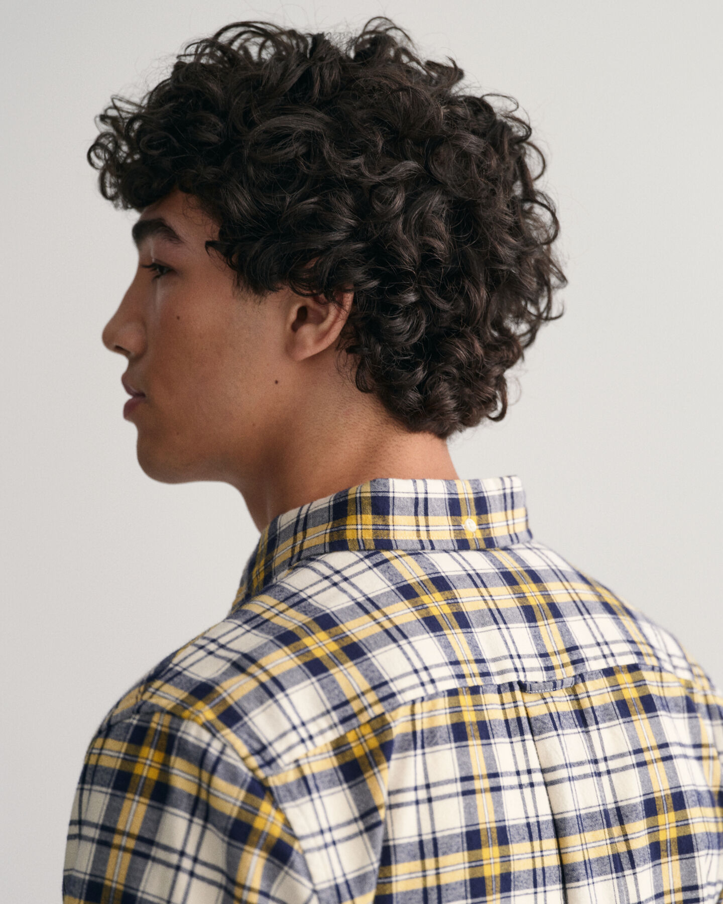 Regular Fit geborsteld geruit Oxford-hemd