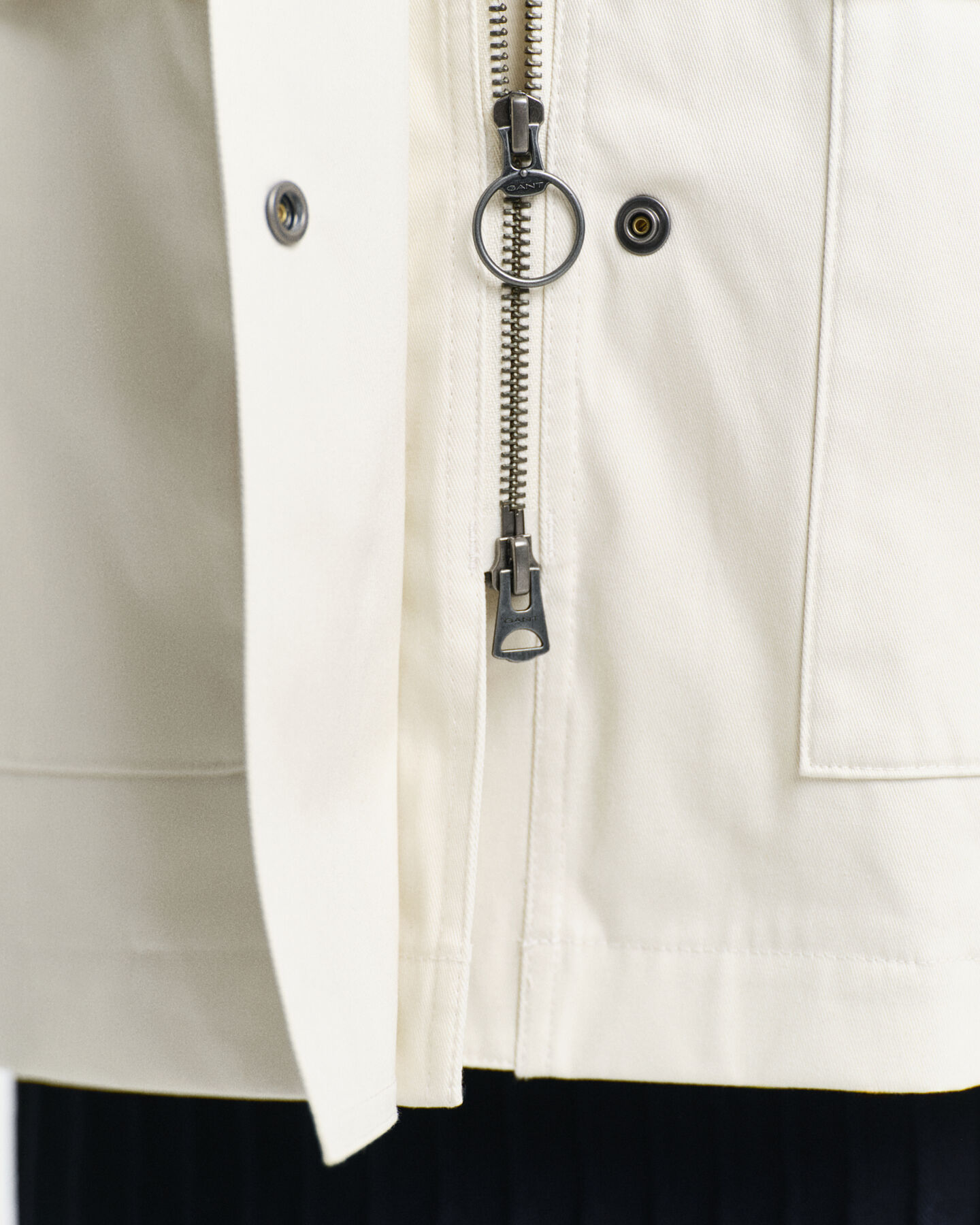 Sailing jack met contrasterende kraag