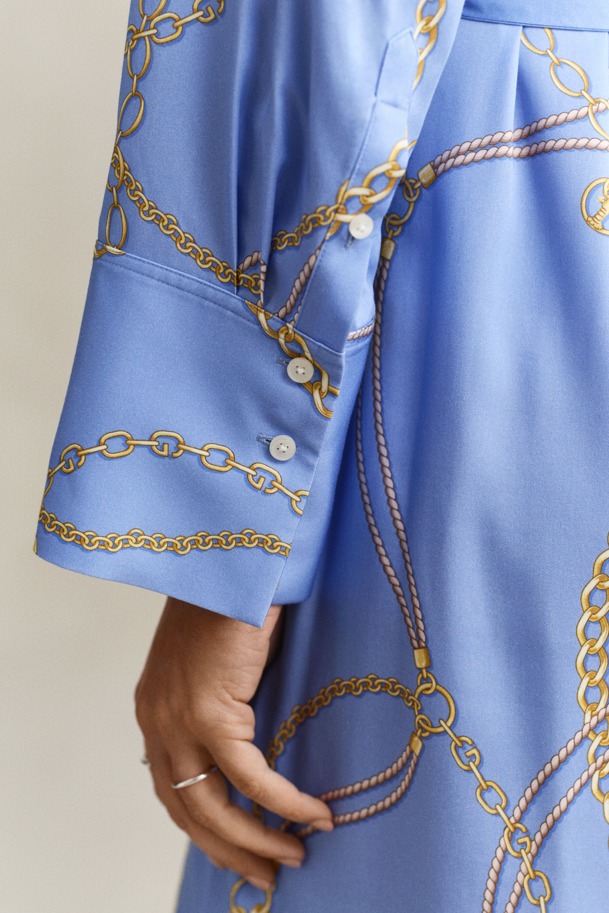 Overhemdjurk met ceintuur