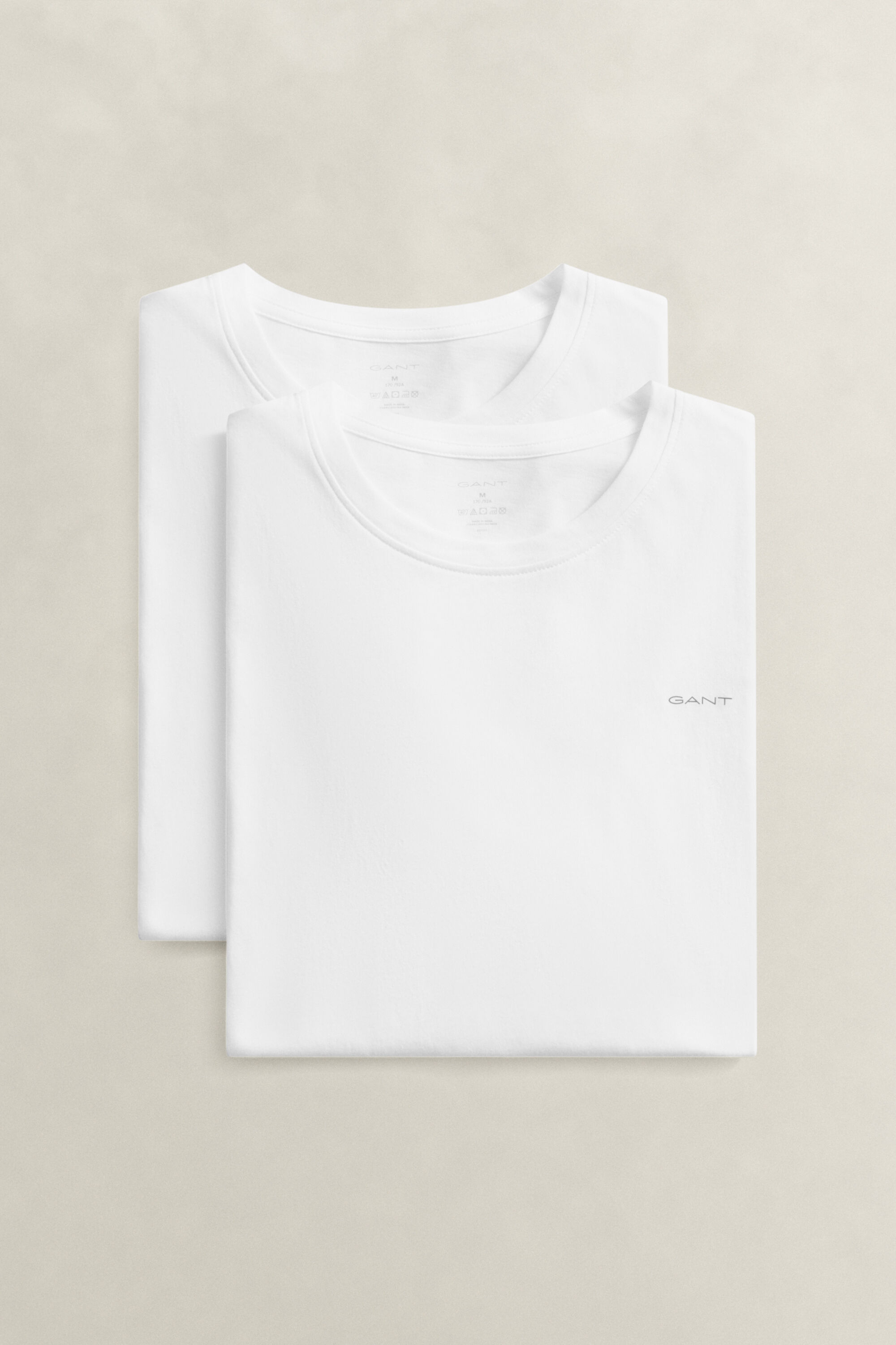 Set van twee T-shirts met ronde hals