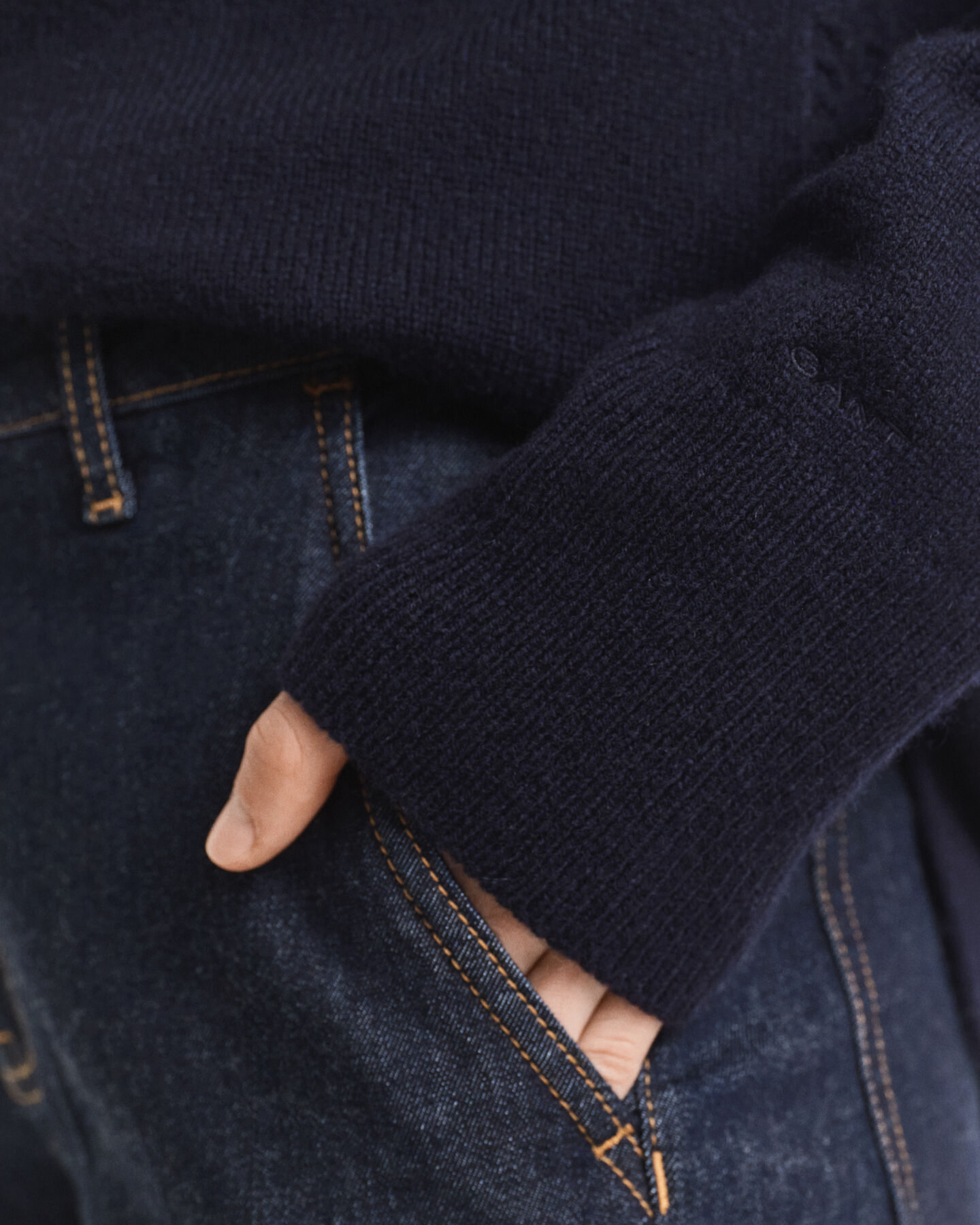 Coltrui van een zachte wol-kasjmiermix