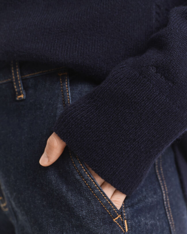 Coltrui van een zachte wol-kasjmiermix