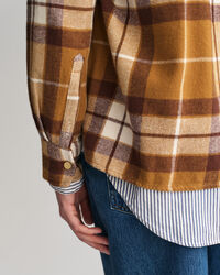 Surchemise en flanelle à carreaux