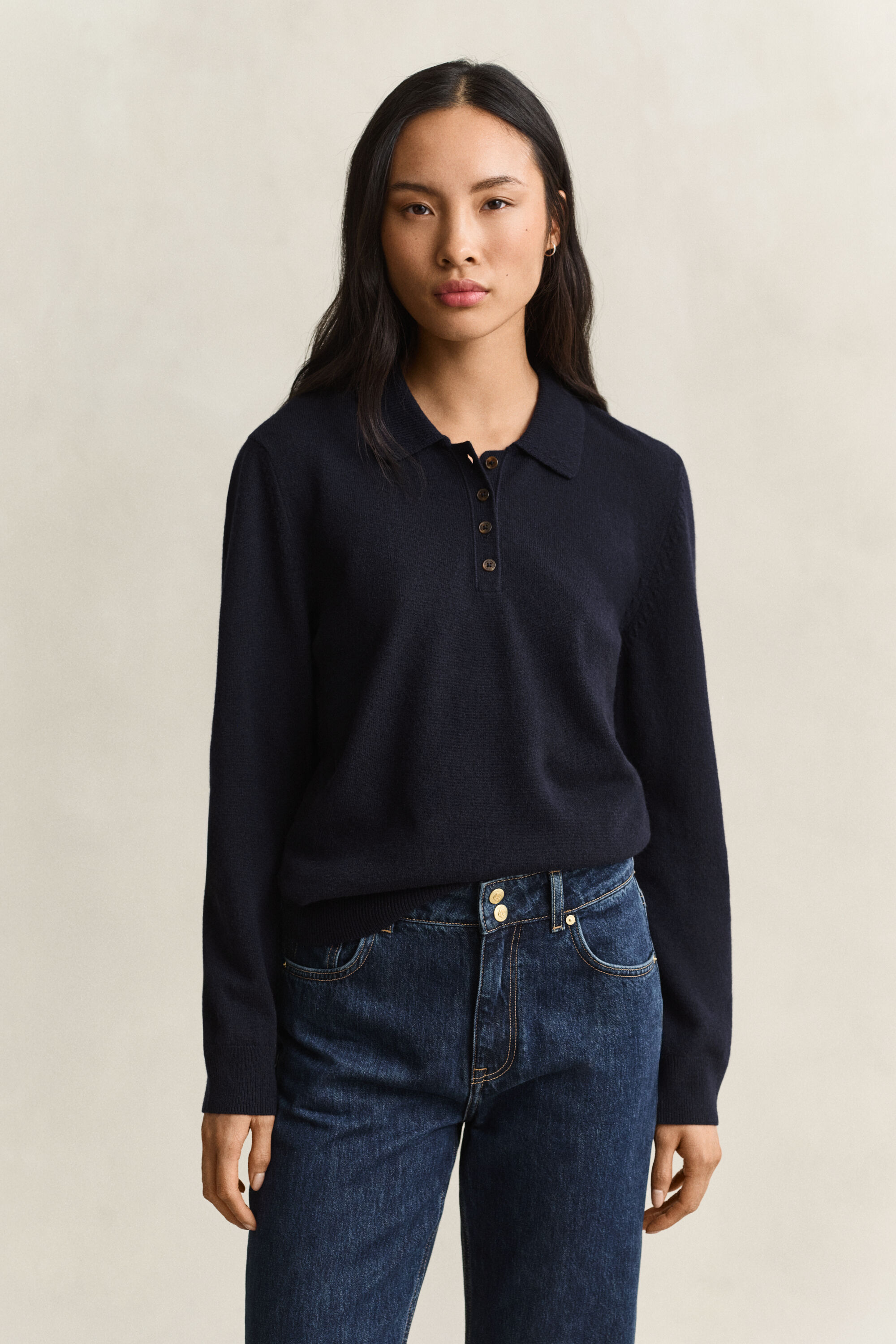 Pull rugger en laine d’agneau