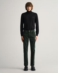 Jean slim fit en velours c&ocirc;tel&eacute; Hayes