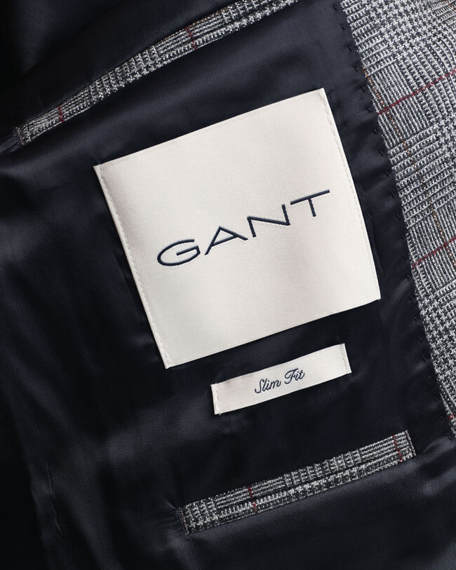 Kostuumblazer met ruiten