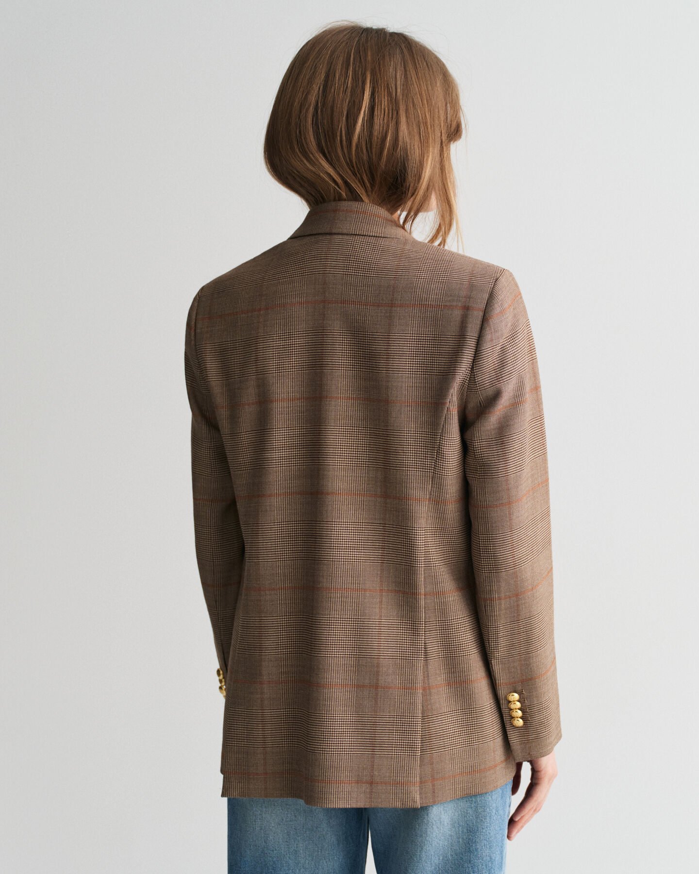 Regular Fit Club blazer met ruiten