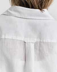 Robe-chemise en lin avec ceinture