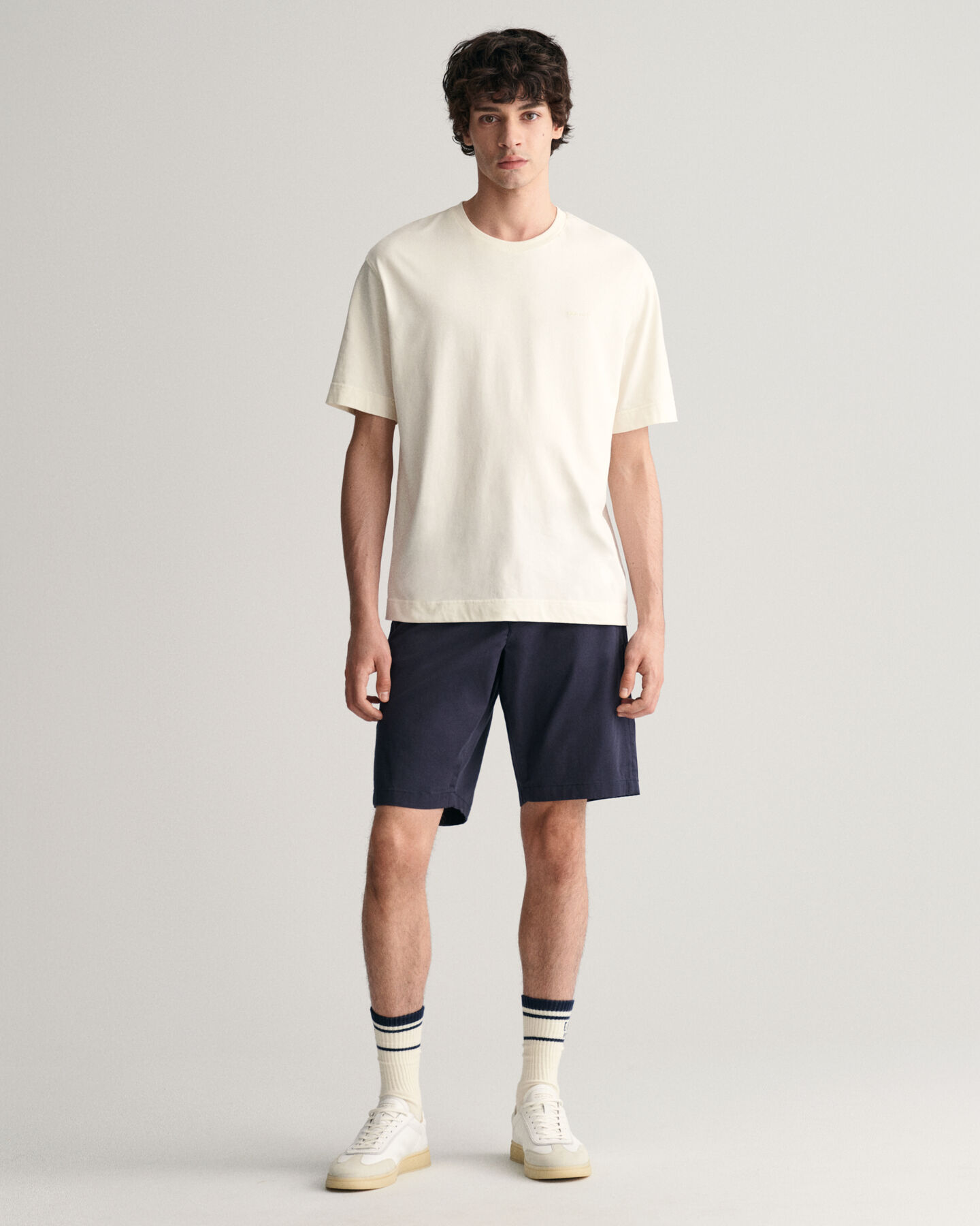 Relaxed Fit short van keperstof