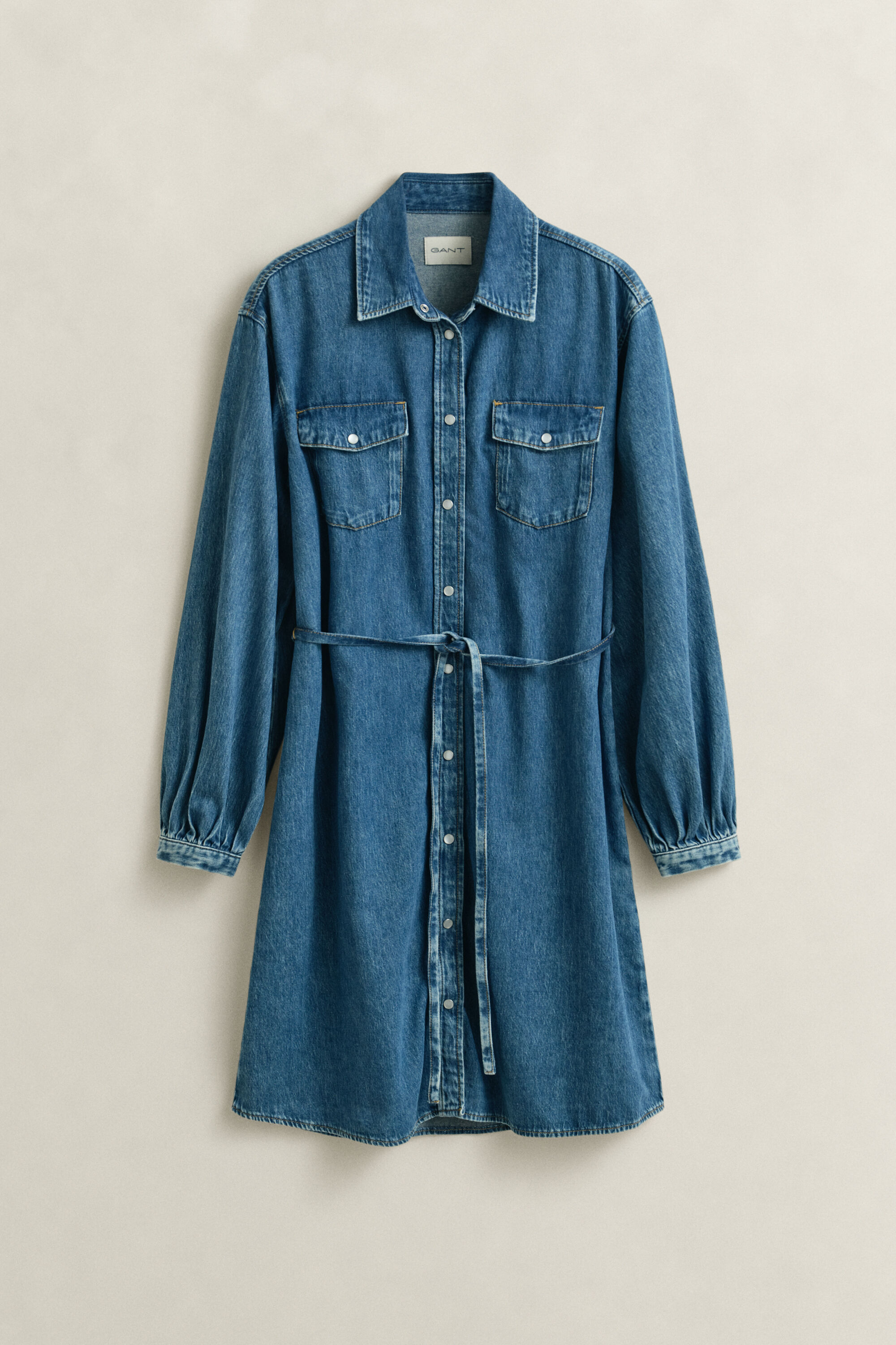 Robe-chemise en denim