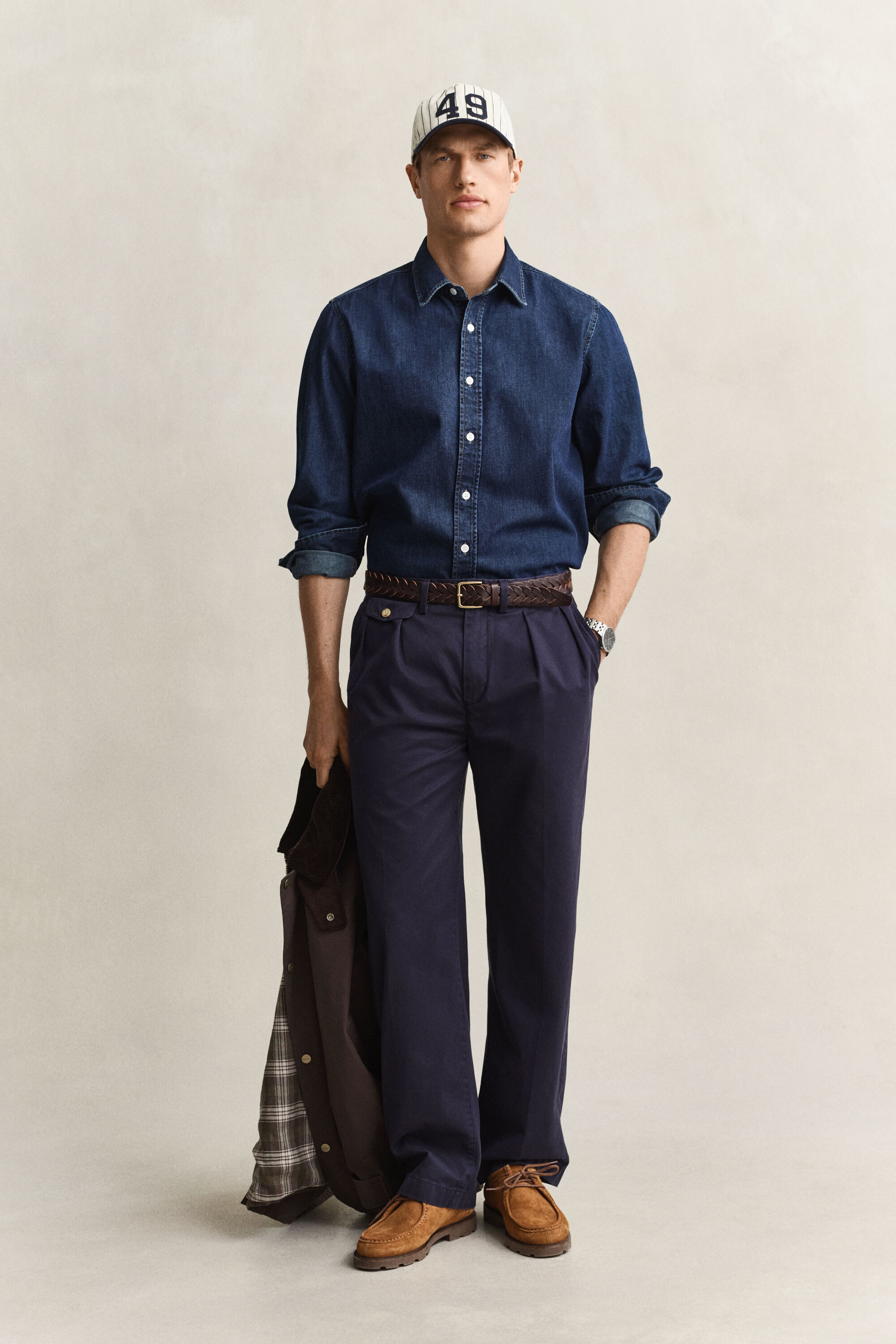 Denim overhemd