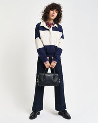 Rugger en piqué texturé à colour-block