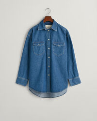 Chemise ultra-ample en denim