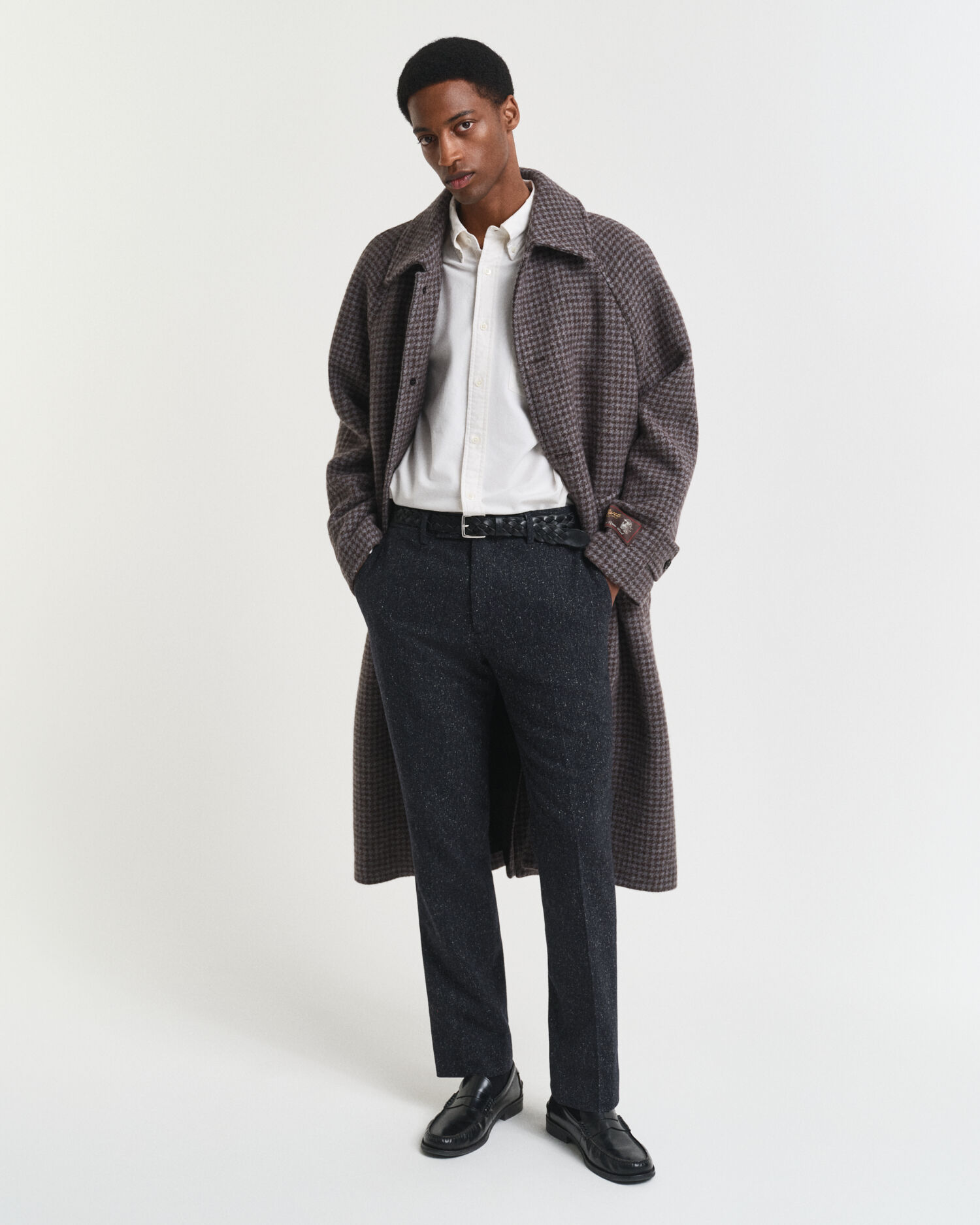 Slim Fit Donegal kostuumbroek