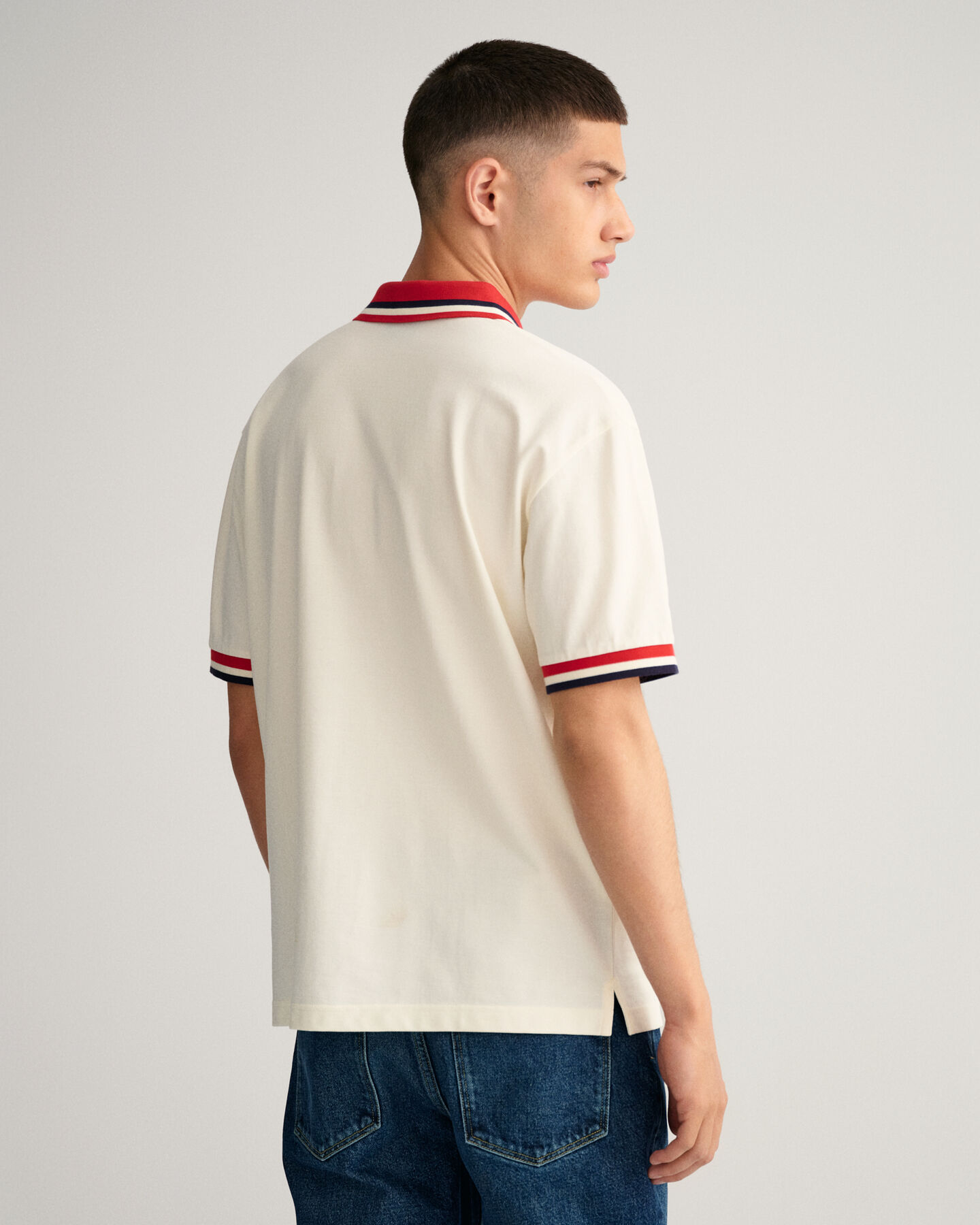 Retro Flag piqu&eacute; poloshirt