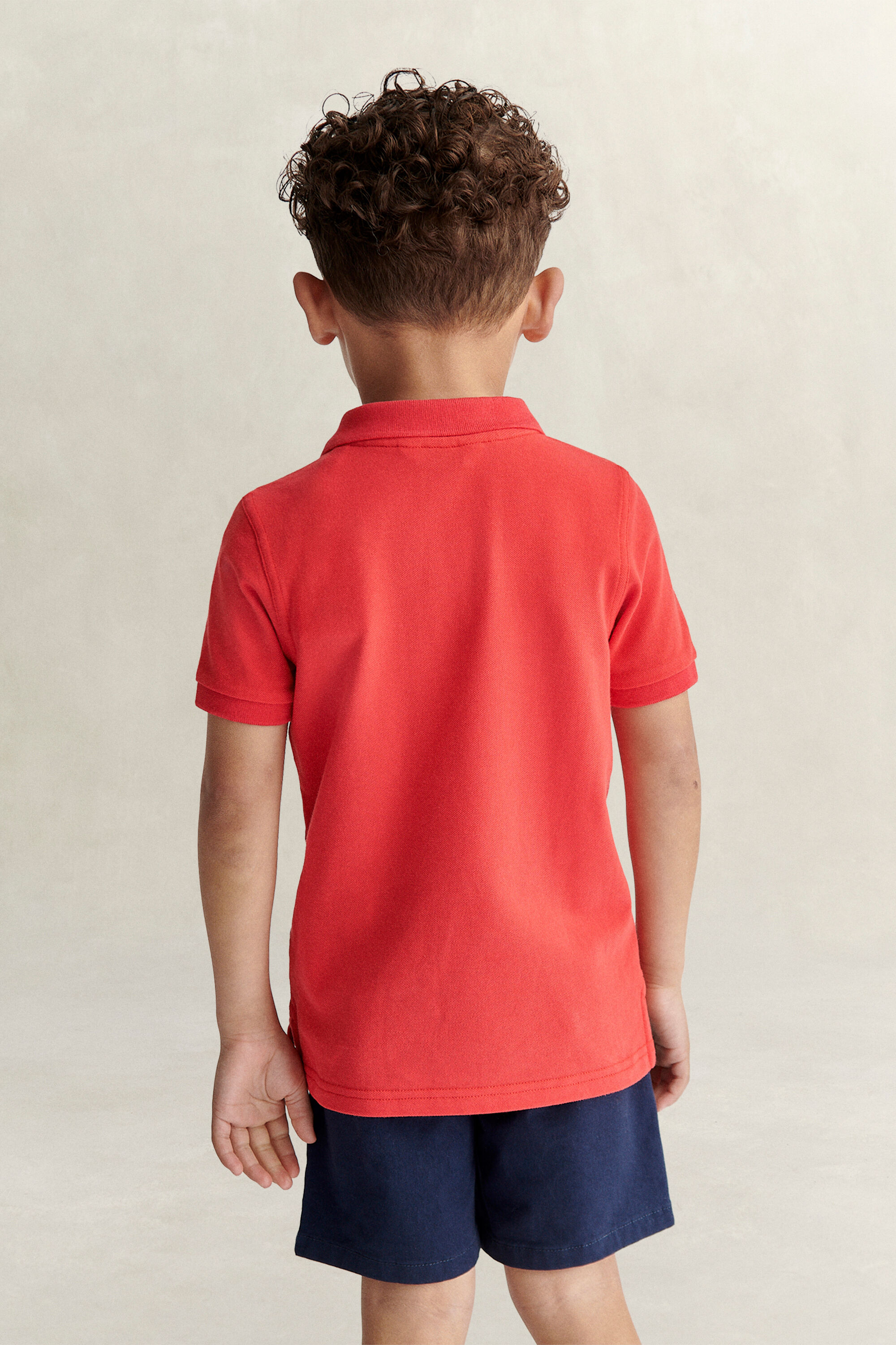 Polo en coton piqué Shield Enfant