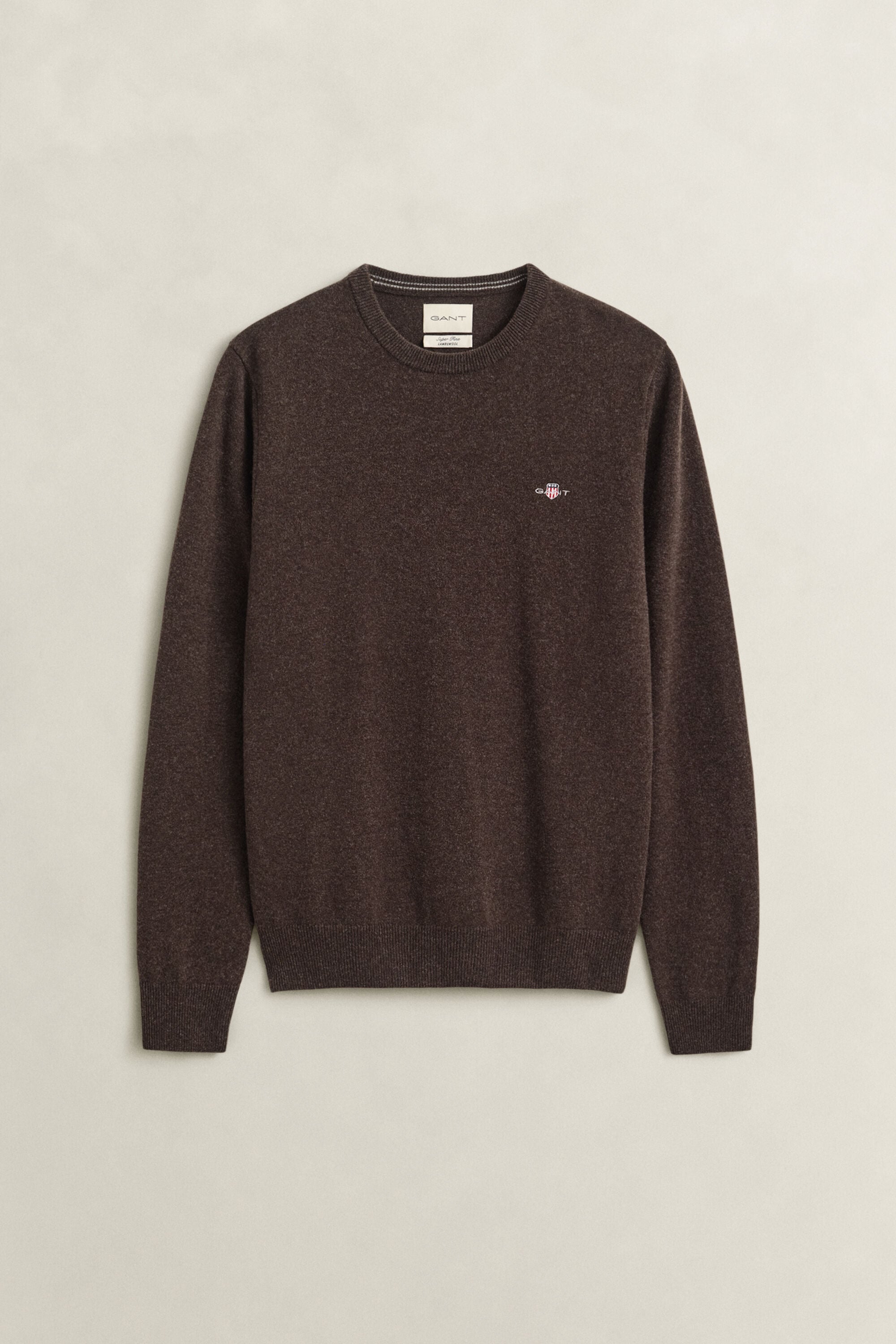 Pull col rond en laine d’agneau