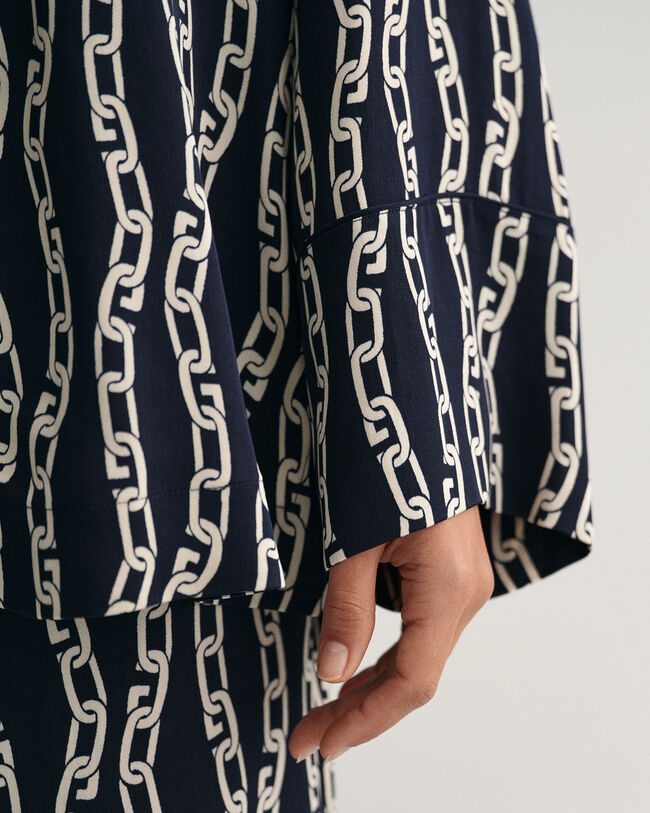 Relaxed Fit Chain Print pyjamajasje