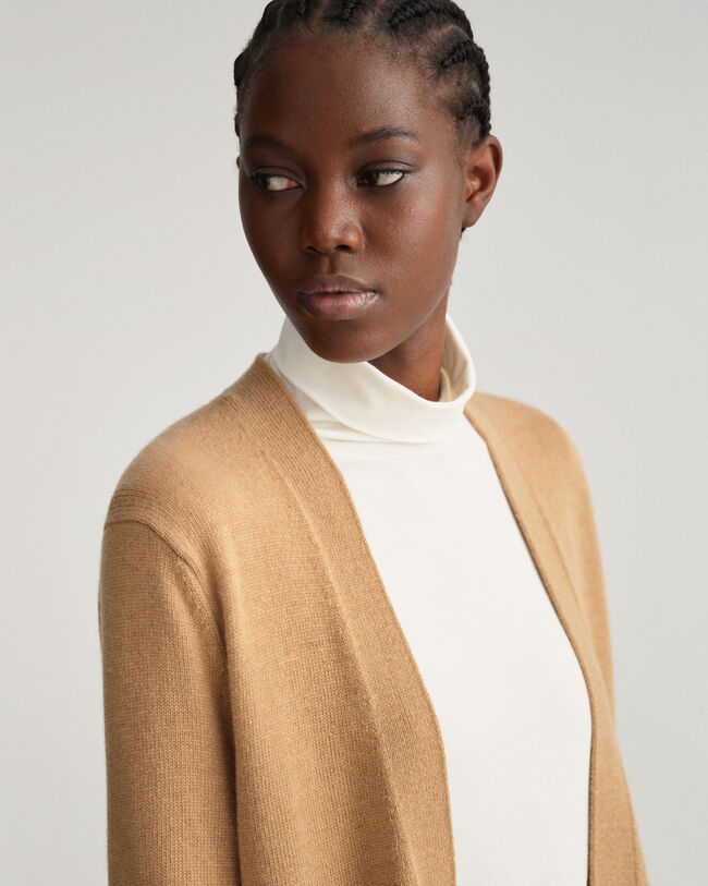 Cardigan long en laine