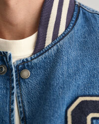 Veste en denim Varsity