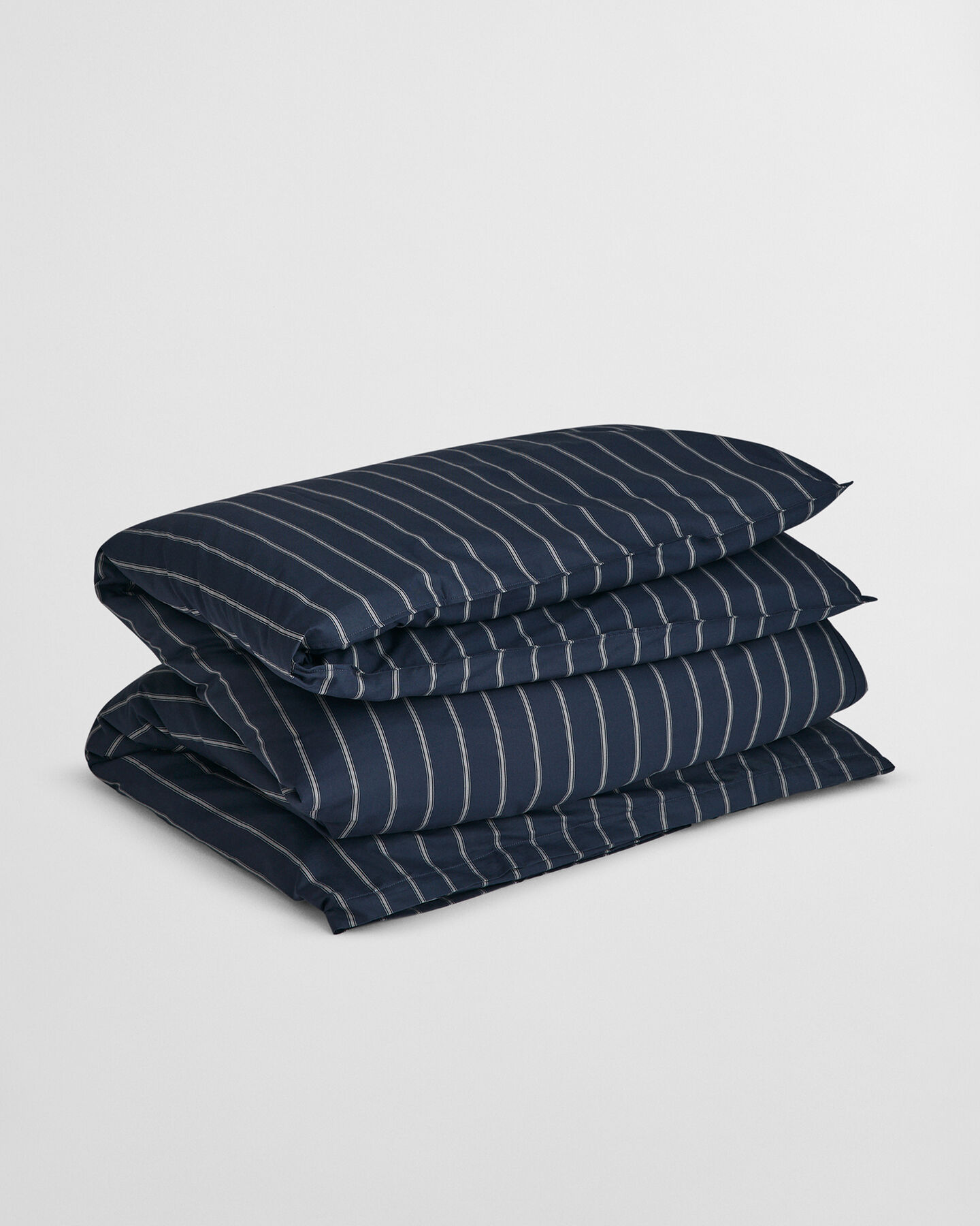 Oxford Stripe eenpersoonsdekbedovertrek