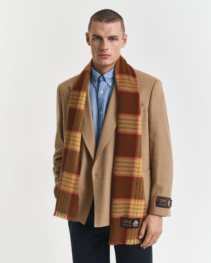 Écharpe à carreaux