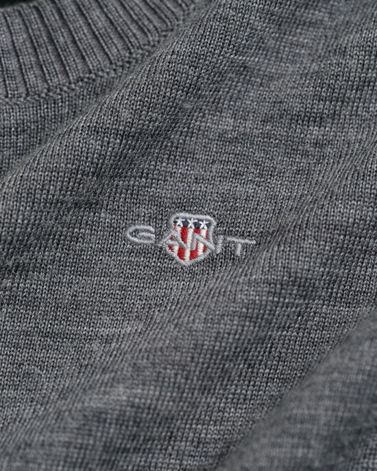 Pull col rond en laine mérinos extrafine Enfant