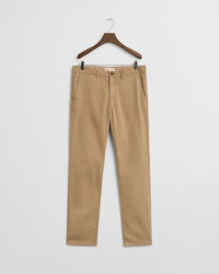 Pantalon chino slim fit en tissu armuré Structured