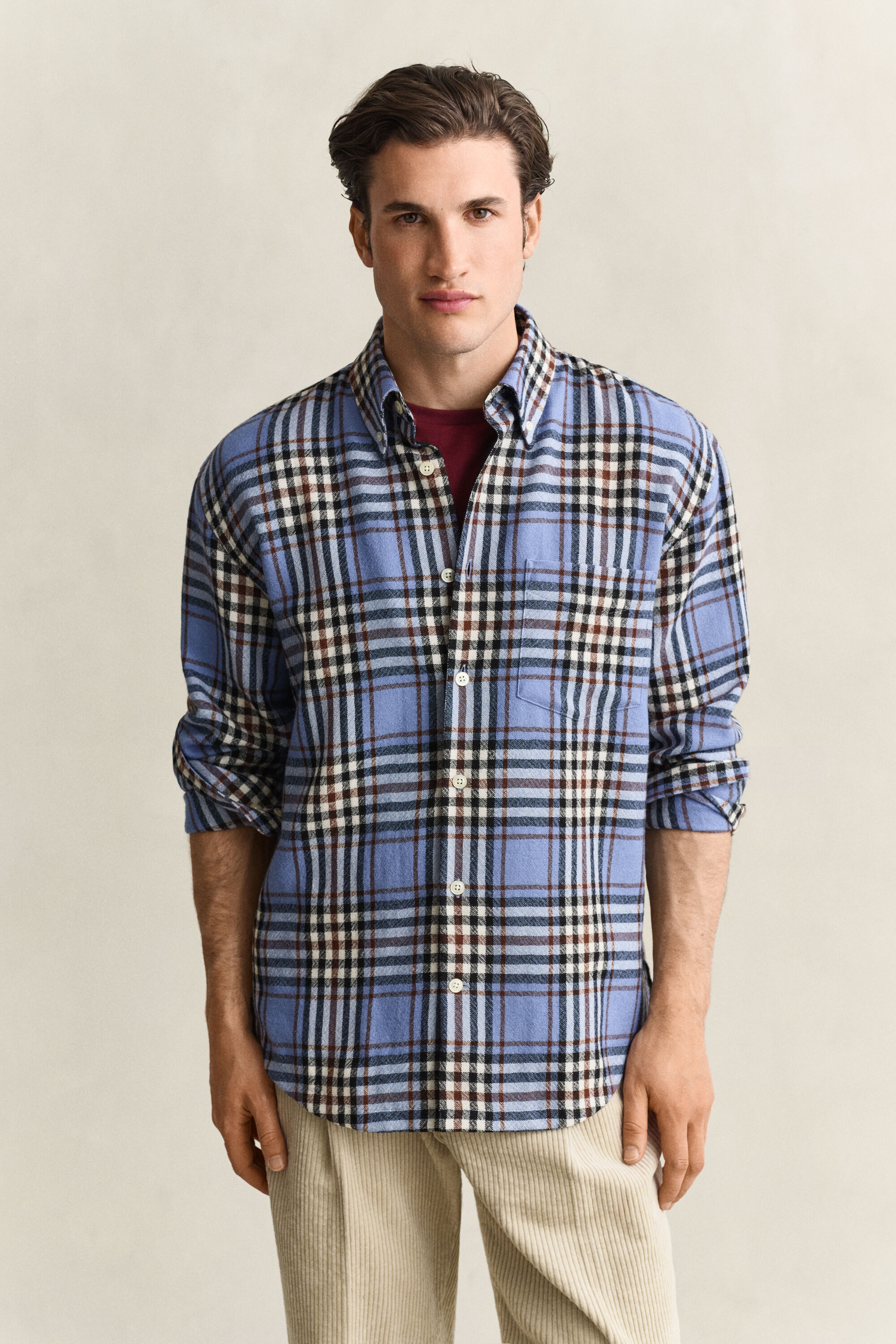Chemise en laine haut de gamme