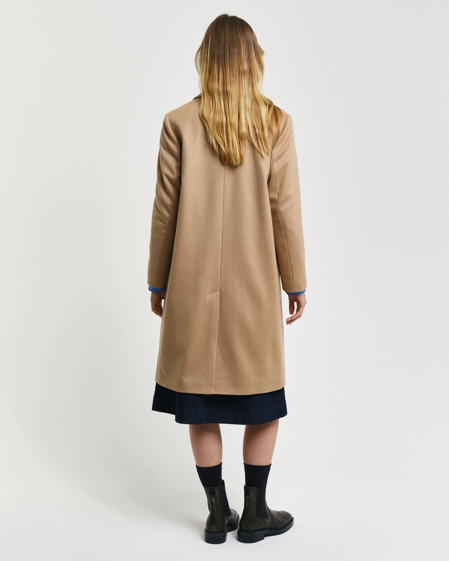 Manteau tailored fit classique en laine