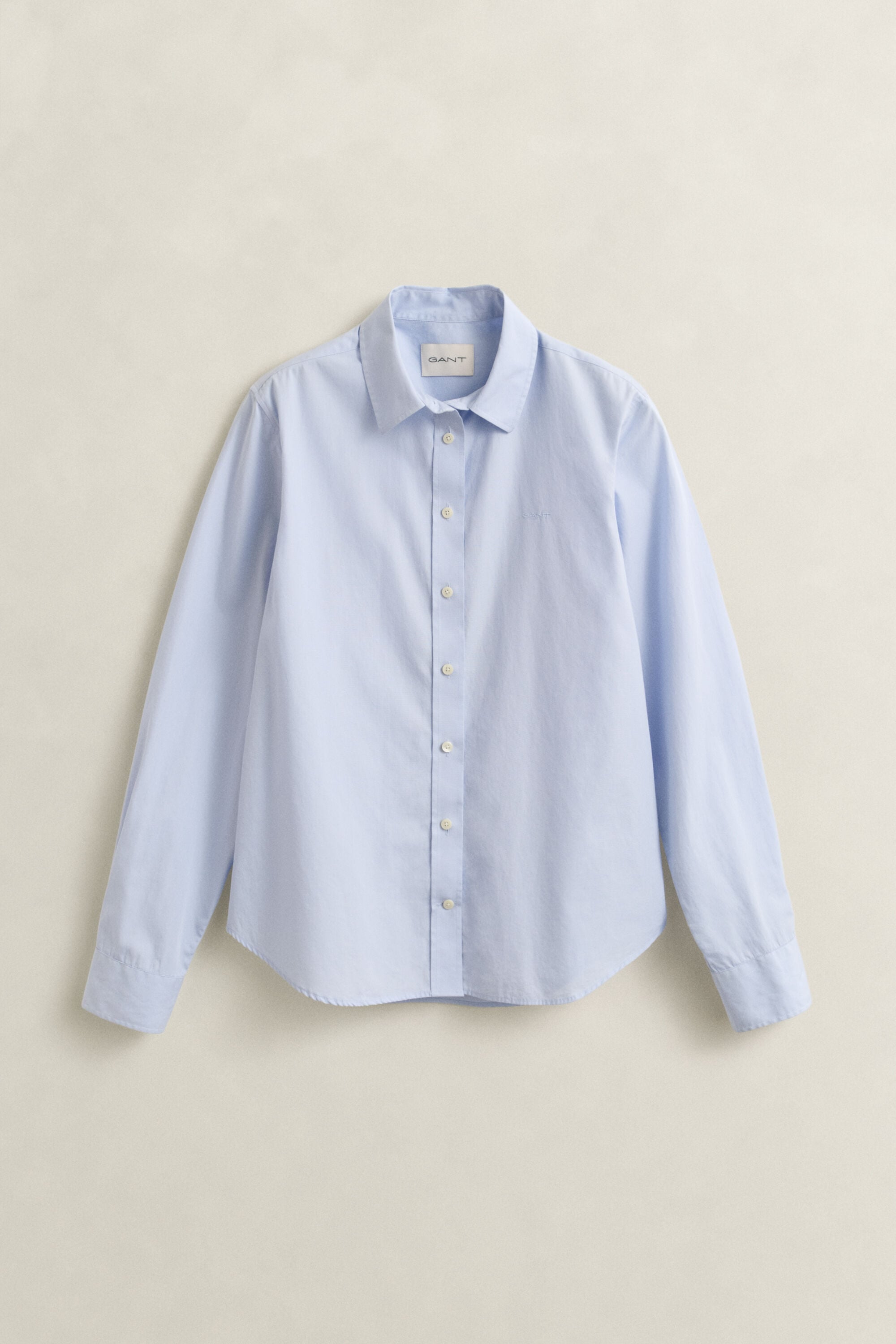 Chemise coupe regular en popeline classique