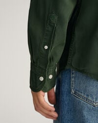 Chemise relaxed fit en lyocell teint en pi&egrave;ce