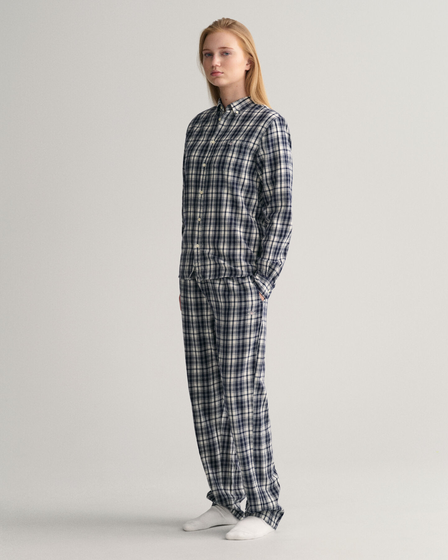 Pantalon de pyjama &agrave; petits carreaux Teens