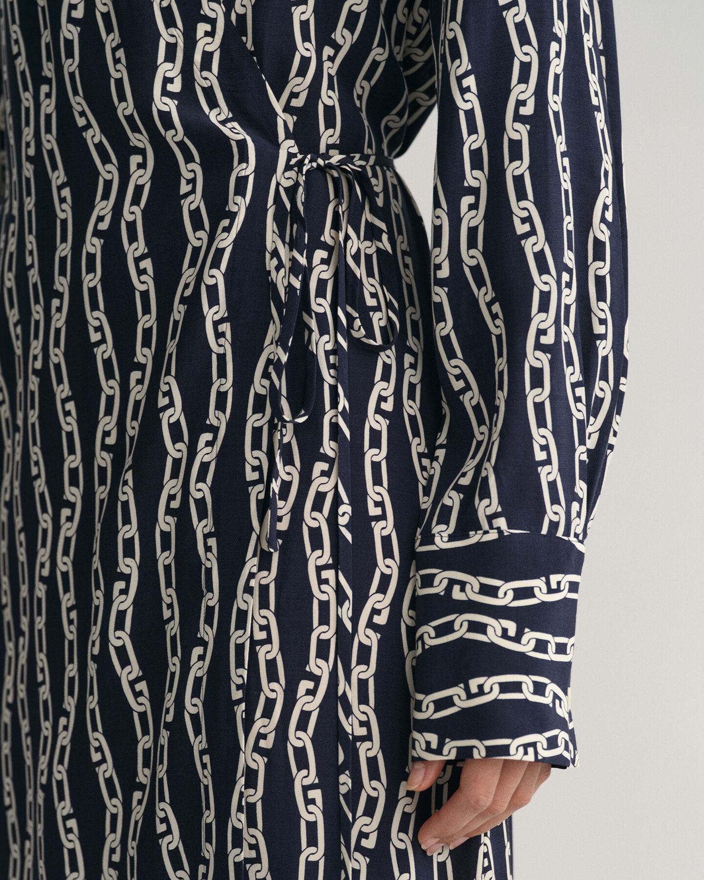 Chain Print wikkeljurk