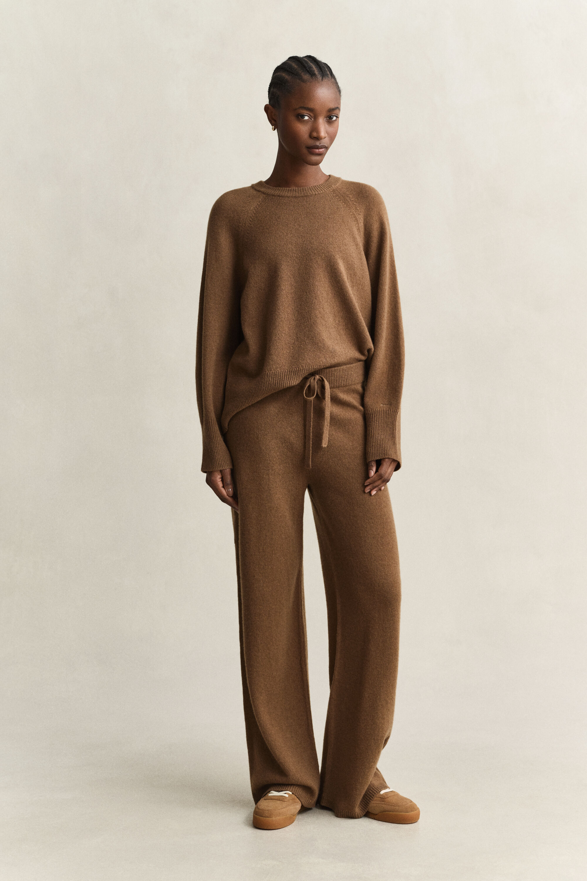 Pantalon en laine et cachemire