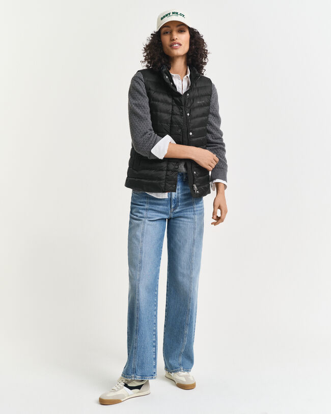 Lichte donsbodywarmer