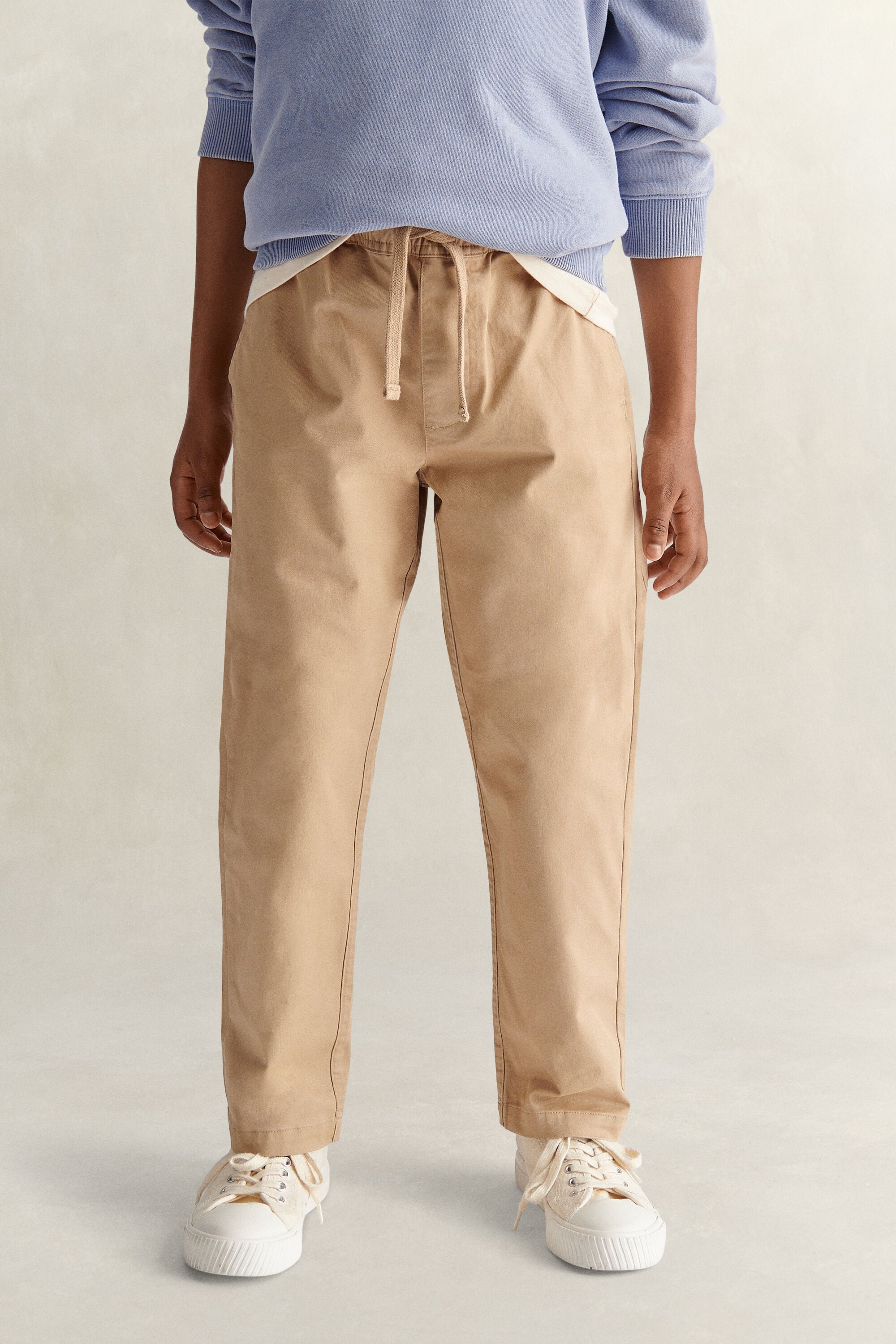 Pantalon chino avec cordon de serrage Ado Garçon