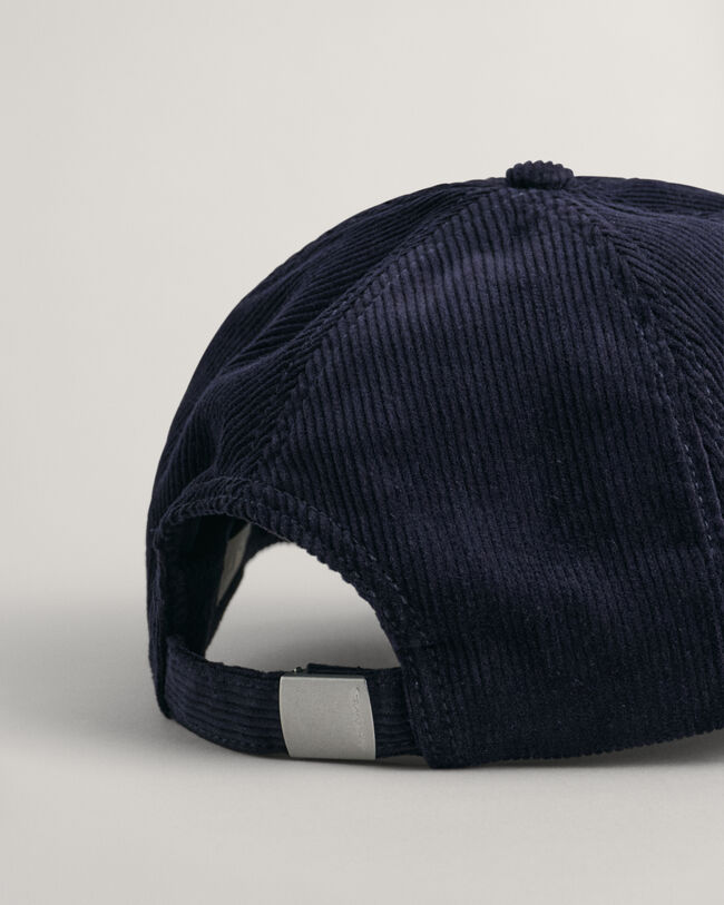 Casquette en velours côtelé avec écusson G