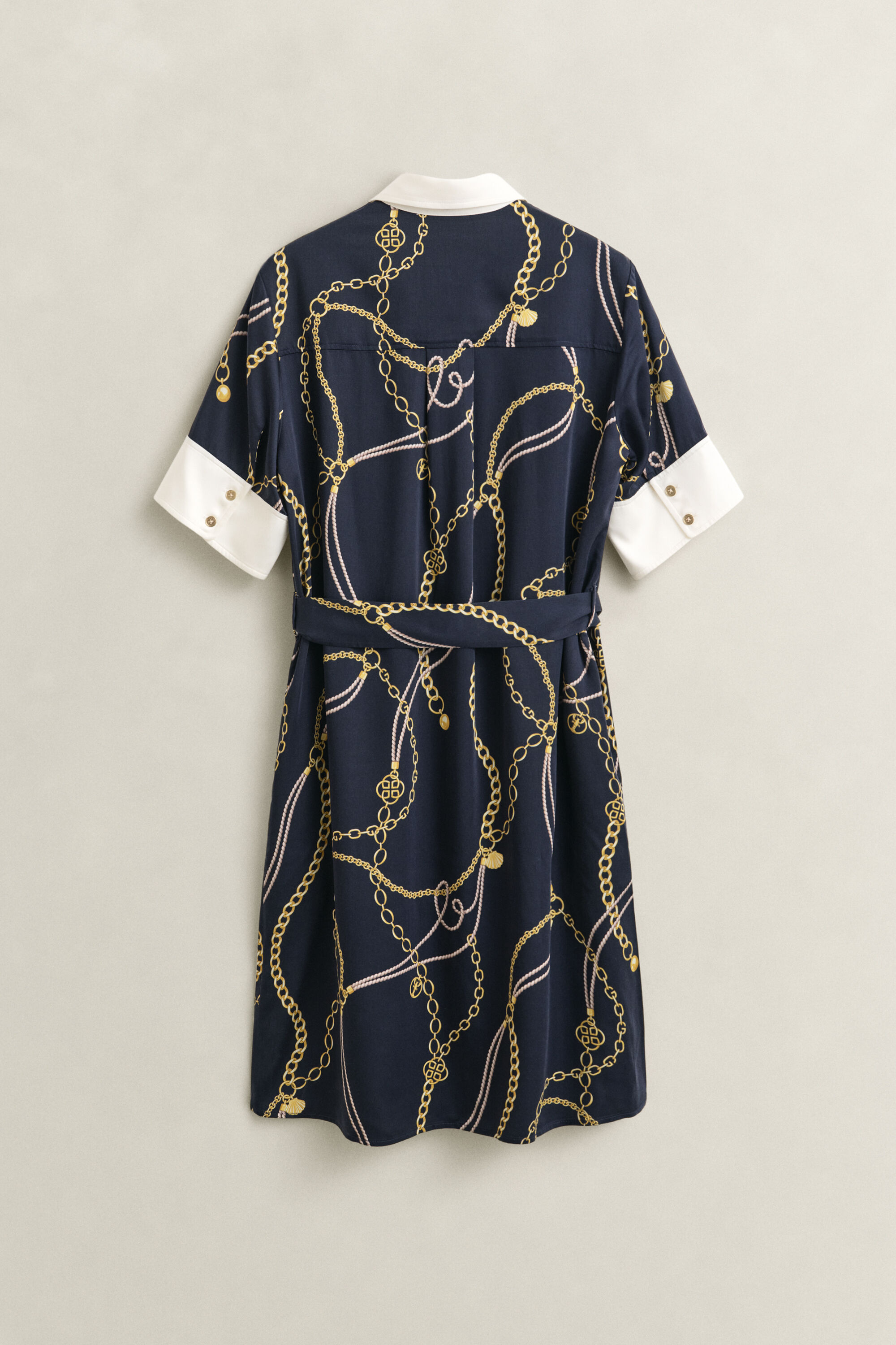 Robe-chemise de couleurs contrastées